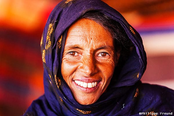 Portrait femme mauritanienne