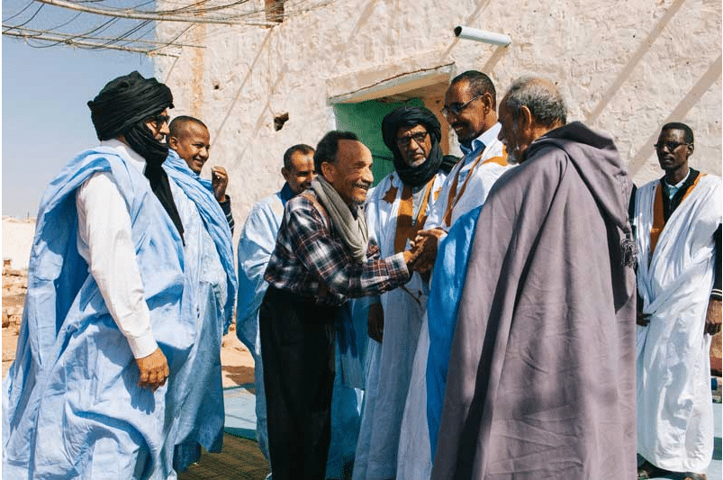 PIerre Rabhi à Maaden, Mauritanie