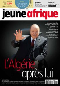 Couverture Jeune Afrique mars 2019 - Train du Désert de retour sur les rails en mauritanie