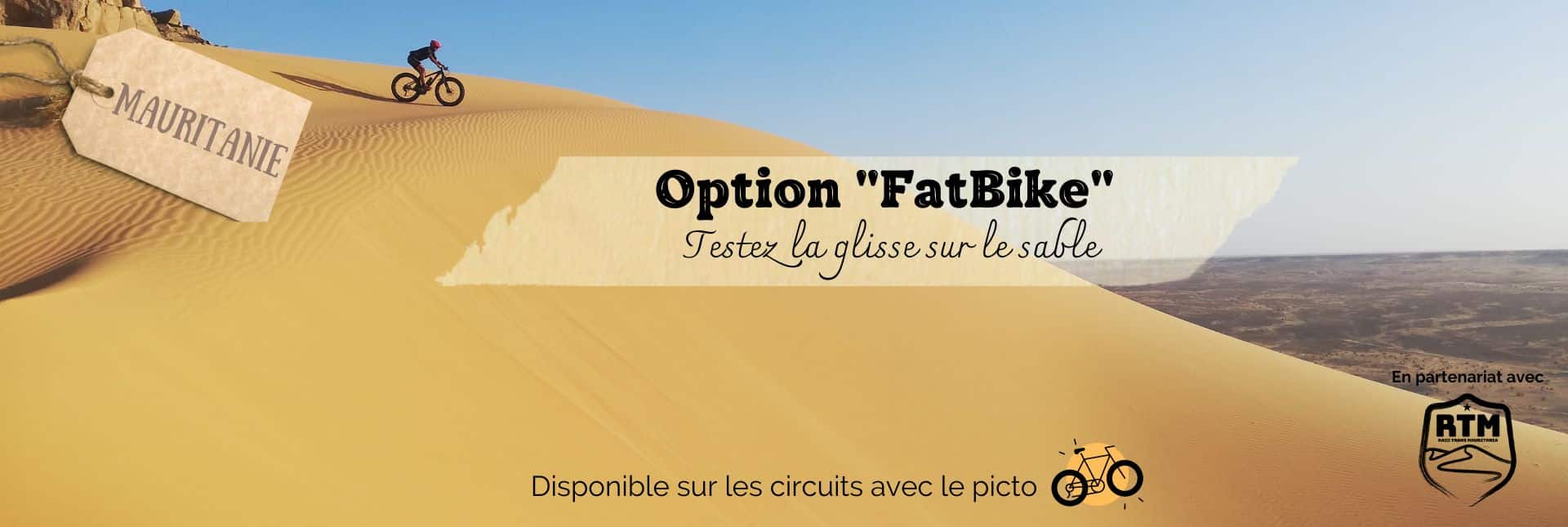 Fatbike en mauritanie - Circuit à vélo