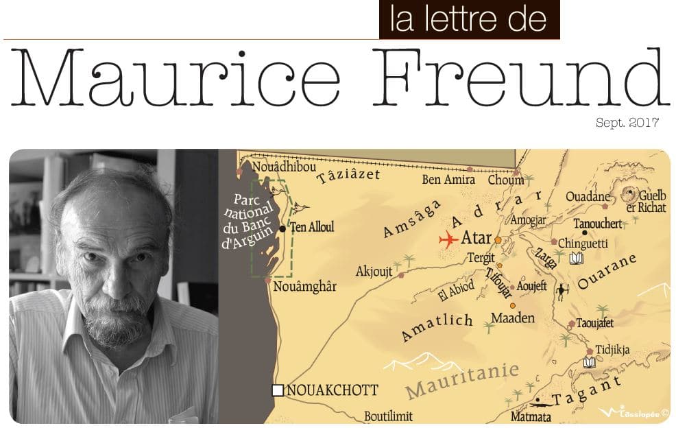 Lettre de Maurice Freund septembre 2017