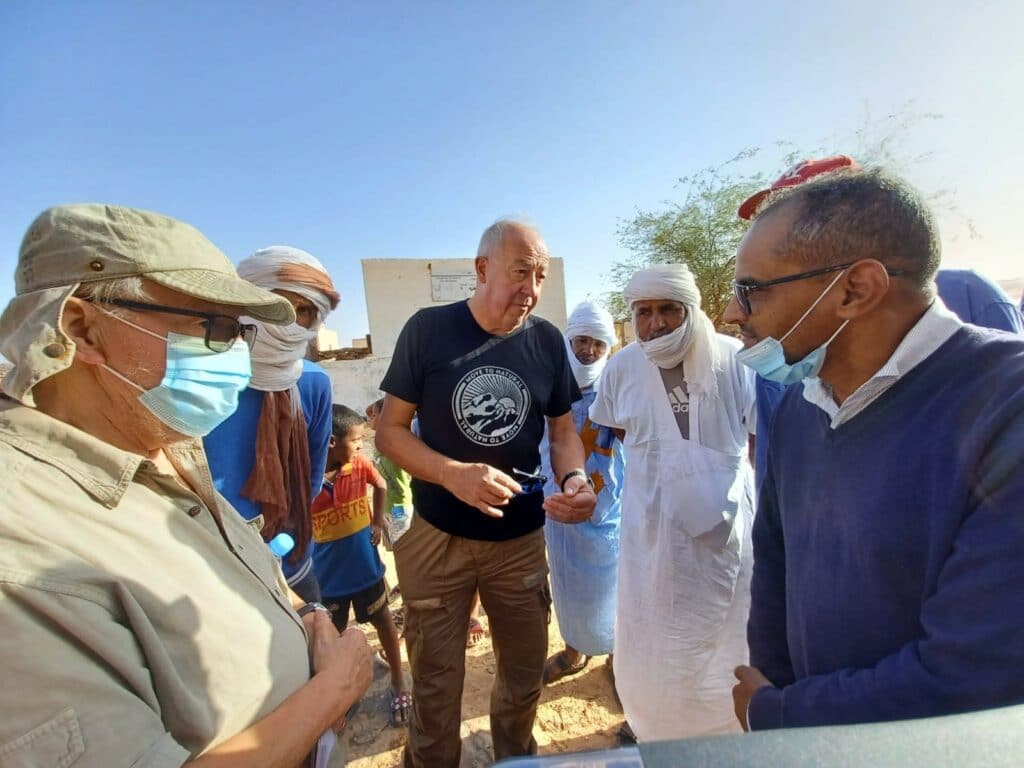 Visite du Général Marc Foucault et de sa femme à Maaden