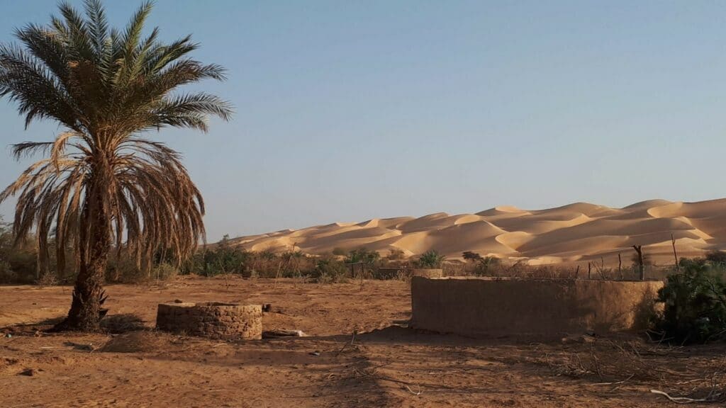 En direction de la palmeraie de Maaden - Mauritanie