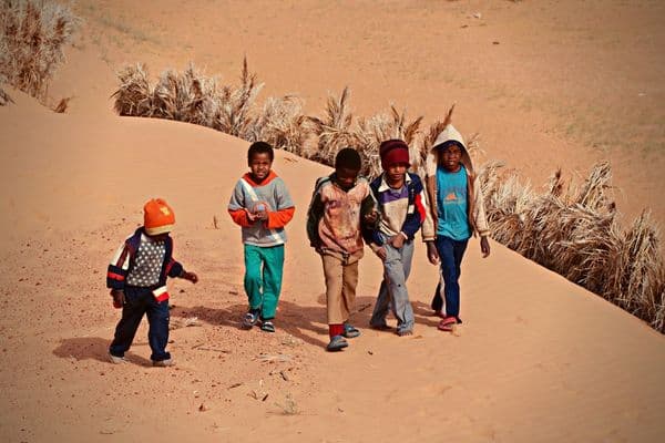 enfants de Timimoun - Circuit Timimoun, la route des ksour - Point-Afrique