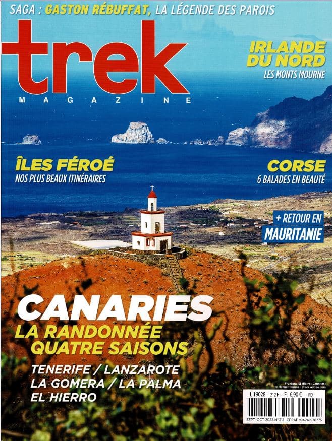Trek magazine édition sept 2022 - Festival de Ouadane et Ascension monolithe de Ben Amera.