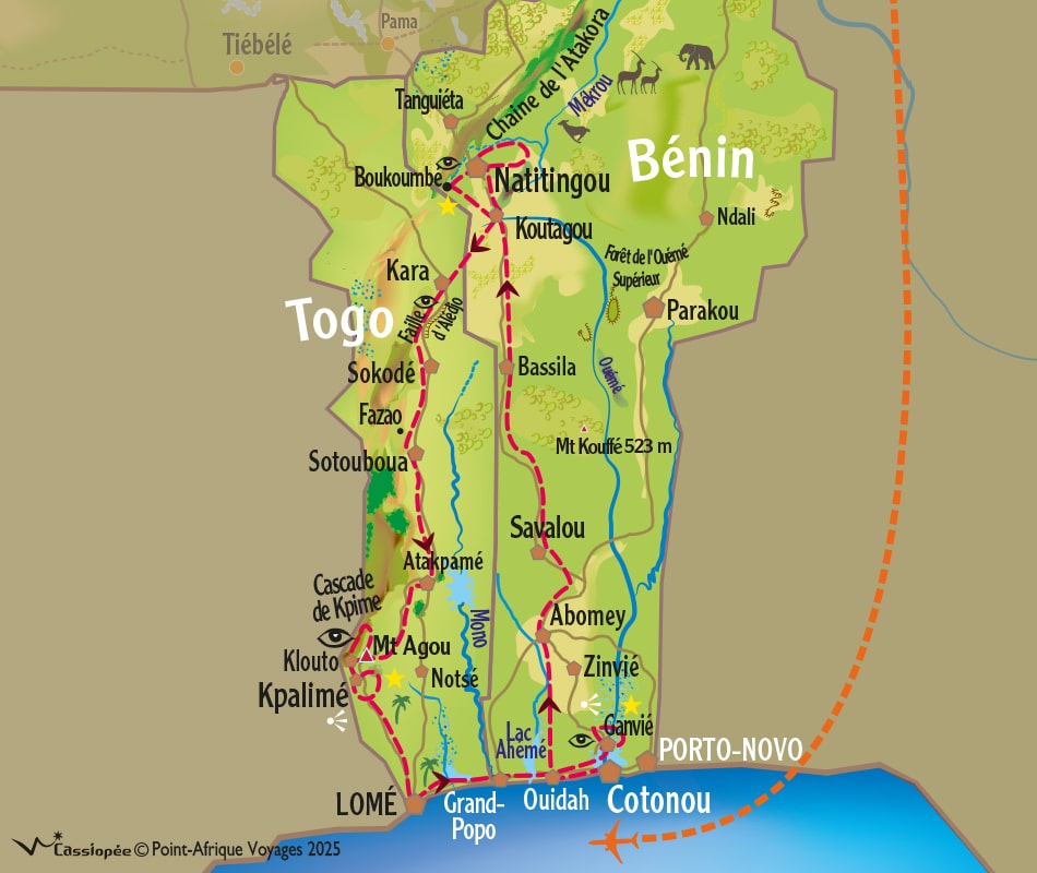 Itinéraire circuit Benin Togo, mosaiques beninoises | Benin &Togo Aventure rencontres et culture vaudou - Point-Afrique Voyages