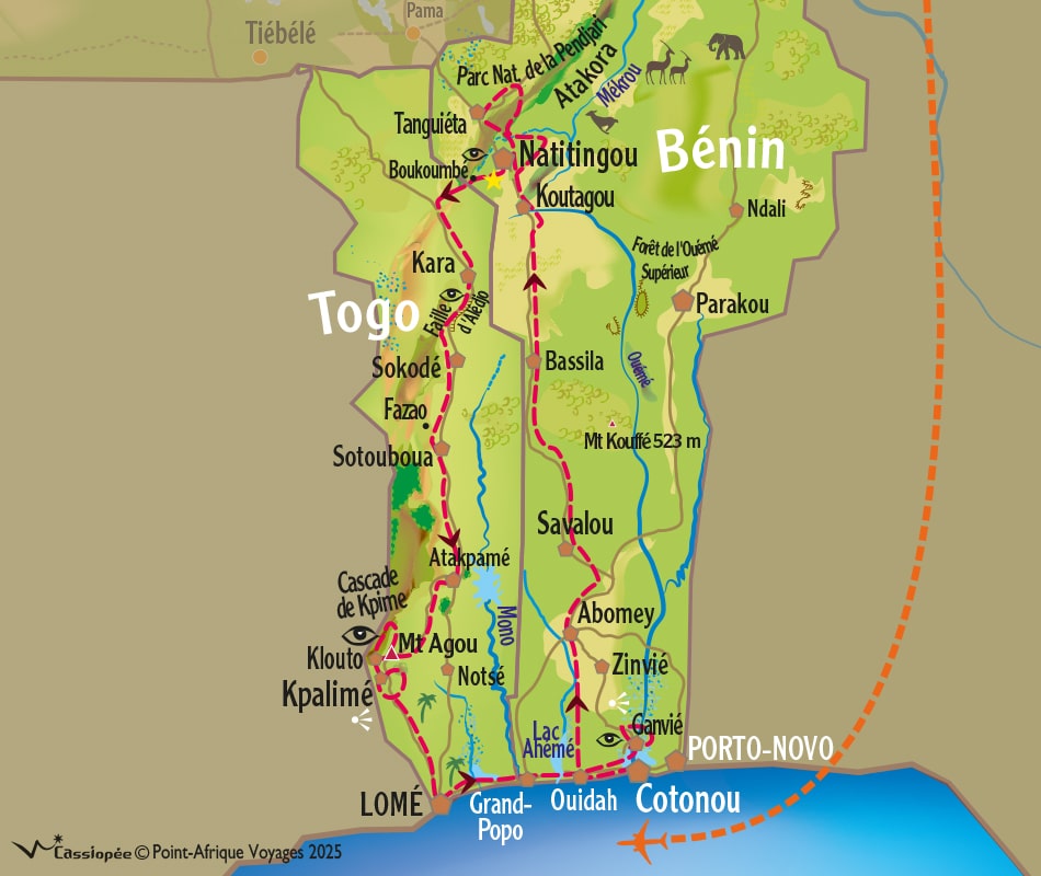 Itinéraire  circuit Benin Togo, mosaiques beninoises | Benin &Togo Aventure rencontres et culture vaudou - Point-Afrique Voyages